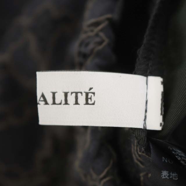 La TOTALITE(ラトータリテ)のラ トータリテ 22AW コードレースタイトスカート ロング 36 チャコール レディースのスカート(ロングスカート)の商品写真