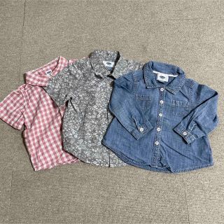 オールドネイビー(Old Navy)のシャツ　ブラウス　80(シャツ/カットソー)