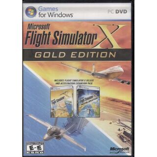 マイクロソフト(Microsoft)の中古 Flight Simulator X Gold Edition US版(PCゲームソフト)