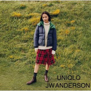 ユニクロ(UNIQLO)の【未使用品　タグ付き】UNIQLO JW ANDERSON フリンジスカートM(ひざ丈スカート)