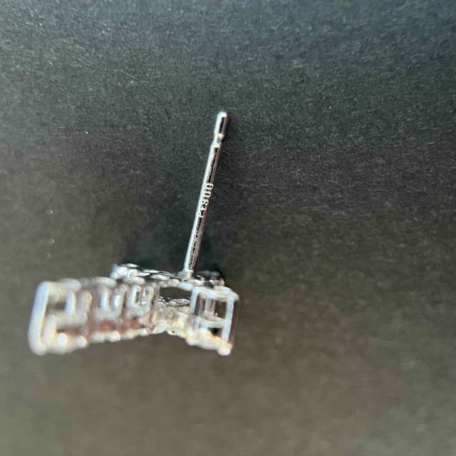 PT/K14WGダイヤモンドPE D:0.50ct キャッチ＝K14WG レディースのアクセサリー(ピアス)の商品写真