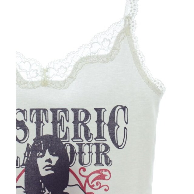 HYSTERIC GLAMOUR(ヒステリックグラマー)のHYSTERIC GLAMOUR ヒステリックグラマー キャミソール F 白 【古着】【中古】 レディースのトップス(キャミソール)の商品写真