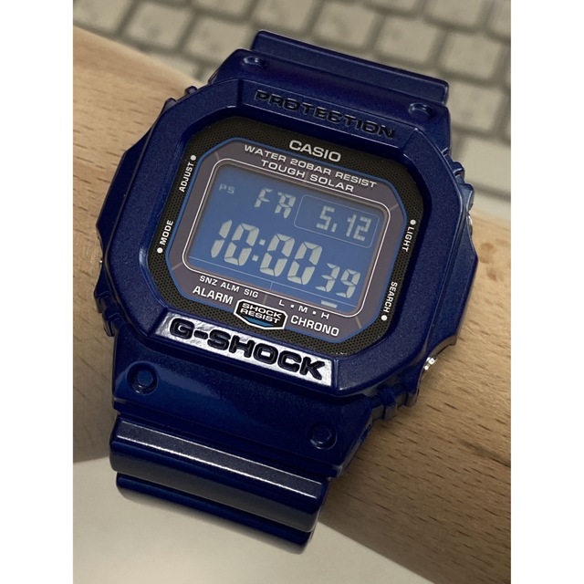 G-SHOCK/G-5600/メタリック/ビンテージ/スピード/ソーラー/ブルー