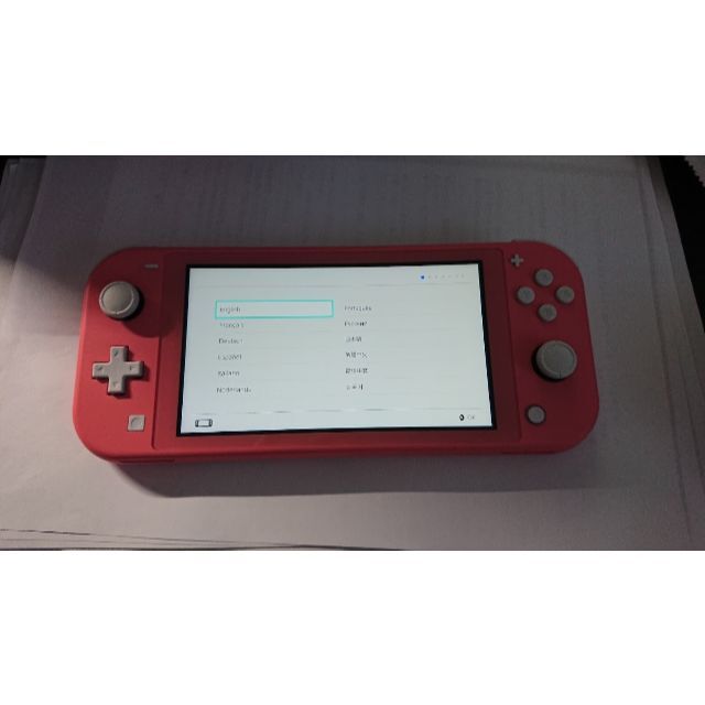 Nintendo Switch Lite コーラル  初期化済み 外箱あり