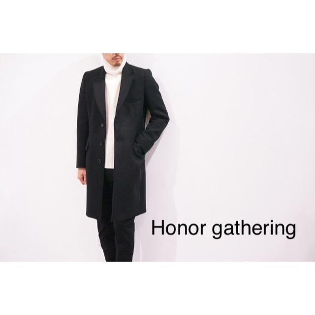 Honor gathering ウール チェスターコート オナーギャザリング 返品可 ...