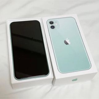 アイフォーン(iPhone)のiPhone11 グリーン 128GB(スマートフォン本体)