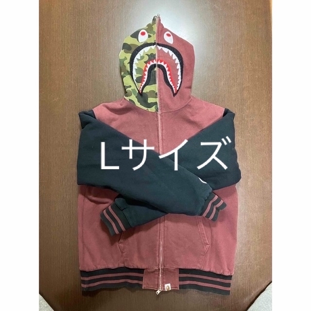 A BATHING APE(アベイシングエイプ)のシャークパーカー  full zip hoodie a bathing ape メンズのジャケット/アウター(ブルゾン)の商品写真