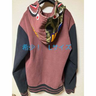 アベイシングエイプ(A BATHING APE)のシャークパーカー  full zip hoodie a bathing ape(ブルゾン)