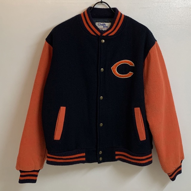 US VINTAGE CHICAGO BEARS USA製 バーシティジャケット 人気アイテム