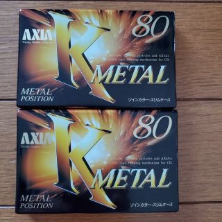 フジフイルム(富士フイルム)のAXIA K METAL カセットテープ　80分　2本セット(その他)