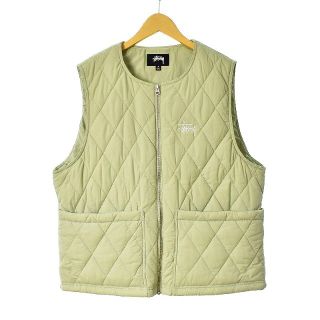 ステューシー(STUSSY)のSTUSSY 22SS DIAMOND QUILTED VEST ベスト M(ベスト)