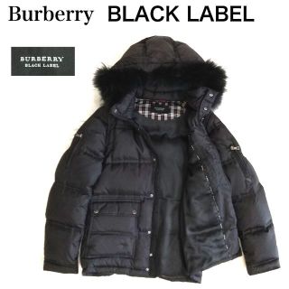 バーバリーブラックレーベル(BURBERRY BLACK LABEL)のレディースBURBERRY BLACK LABELダウンジャケット★サイズL(ダウンジャケット)