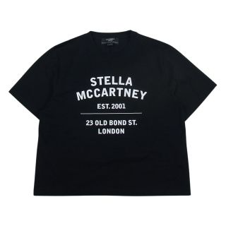 ステラマッカートニー(Stella McCartney)のStella McCartney ステラマッカートニー STELLA MCCARTNEY EST.2001 プリント 半袖 Tシャツ ブラック系 S【美品】【中古】(シャツ/ブラウス(半袖/袖なし))