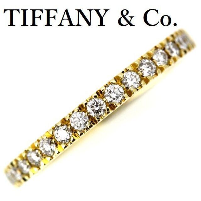 人気の雑貨がズラリ！ Tiffany & Co. - ティファニー ノヴォ ハーフエタニティー ダイヤリング K18YG 9号 リング(指輪) 2