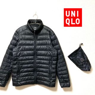 ユニクロ(UNIQLO)の【美品】UNIQLO ユニクロ　ウルトラライトダウン　ブラック　黒　S(ダウンジャケット)