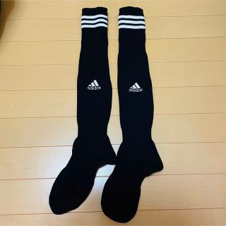 アディダス(adidas)のadidasサッカー用ハイソックス  黒(ソックス)