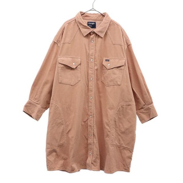 ラングラー ネネットコラボ コーデュロイ 長袖ワンピース M ピンクベージュ Wrangler レディース 【中古】 【221223】 | フリマアプリ ラクマ