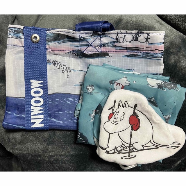 MOOMIN(ムーミン)のリンネル12月号付録ムーミンエコバッグセット レディースのバッグ(エコバッグ)の商品写真