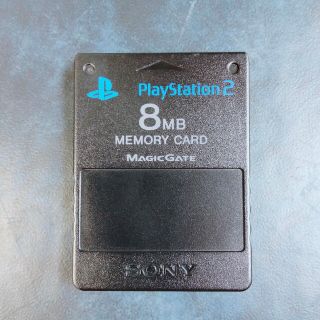 プレイステーション2(PlayStation2)のPS2  メモリーカード ブラック(その他)