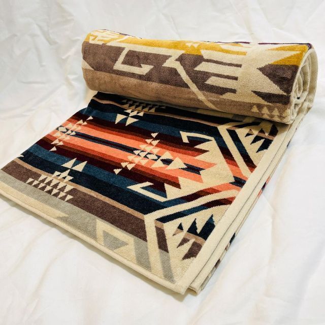 新品★pendleton ペンドルトン　タオルブランケット　ホワイトサンド