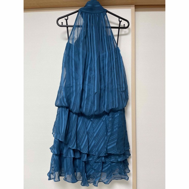 Vino Stella(ヴィーノステラ)のフォーマル ミニドレス　青緑 レディースのフォーマル/ドレス(ミニドレス)の商品写真