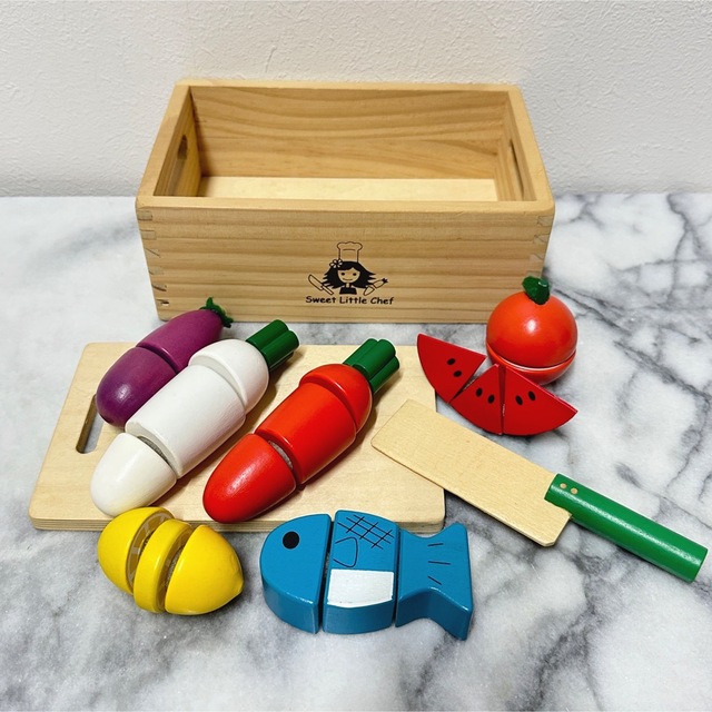 【専用】　木製玩具　10点セット キッズ/ベビー/マタニティのおもちゃ(知育玩具)の商品写真