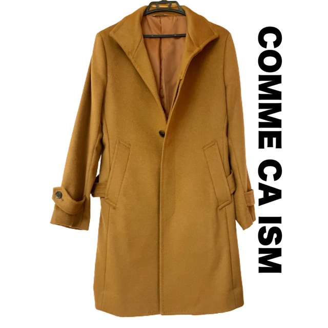 COMME CA ISM - COMME CA ISM ブラウン チェスターコート コートの通販