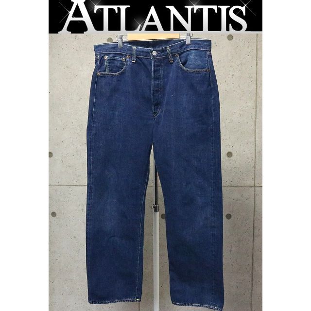 送料込 USA製 新品 LEVI’S 501 JEANS W32 黒 生 デニム