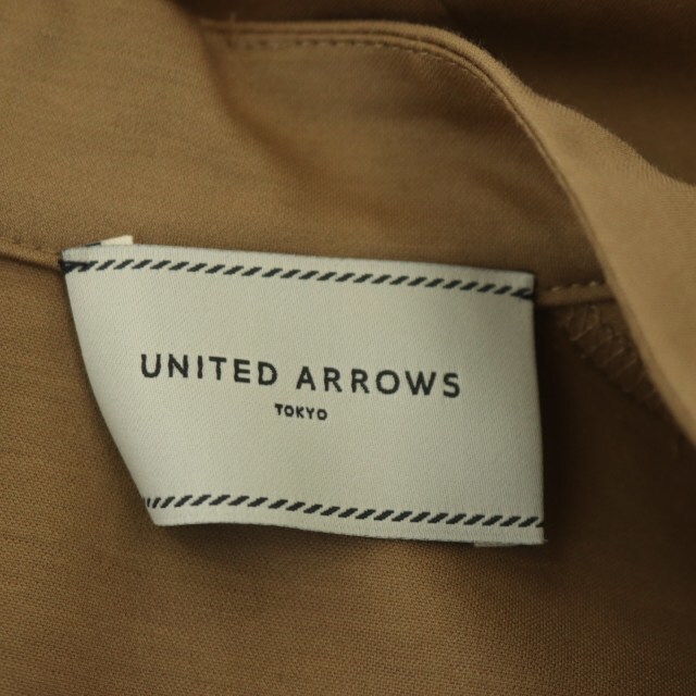 UNITED ARROWS(ユナイテッドアローズ)のユナイテッドアローズ UBCB Vネック タイトワンピース スリット 膝丈 長袖 レディースのワンピース(ひざ丈ワンピース)の商品写真