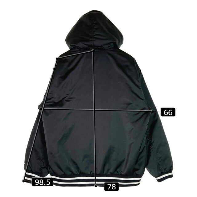 ★ブラックアイパッチ 22SS スタジャン ブラック sizeXL メンズのジャケット/アウター(ブルゾン)の商品写真