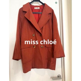 【美品】miss Chloe ミス クロエ ケープデザインコート L 黒