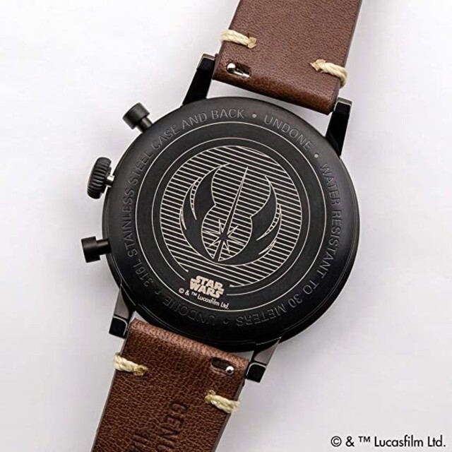 メンズUNDONE　アンダーン スター・ウォーズ ヨーダ 300本限定 ブラウン腕時計