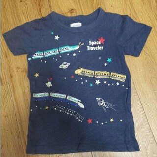 マザウェイズ(motherways)の🚅レア入手困難🚅　光る新幹線Tシャツ　マザウェイズ　120cm 半袖Tシャツ(Tシャツ/カットソー)