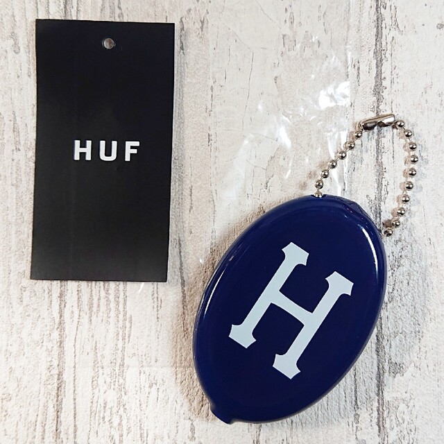 新品・未開封☆HUF コインケース ネイビー bluke.com.br