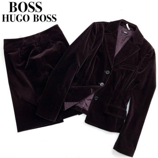 高級『BOSS HUGOBOSS』コーデュロイ セットアップ パーティー