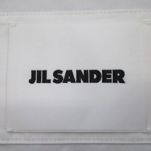 Jil Sander(ジルサンダー)のジルサンダー JIL SANDER 長袖 カットソー ブラウス 32 白 綿  レディースのトップス(シャツ/ブラウス(長袖/七分))の商品写真