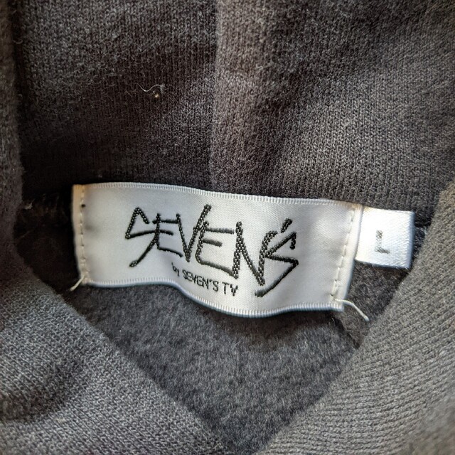 SEVEN'S TV スロヘラ パーカー Lサイズ 黒色 ブラック SEVEN'S TV スロヘラ パーカー Lサイズ 黒色 ブラック