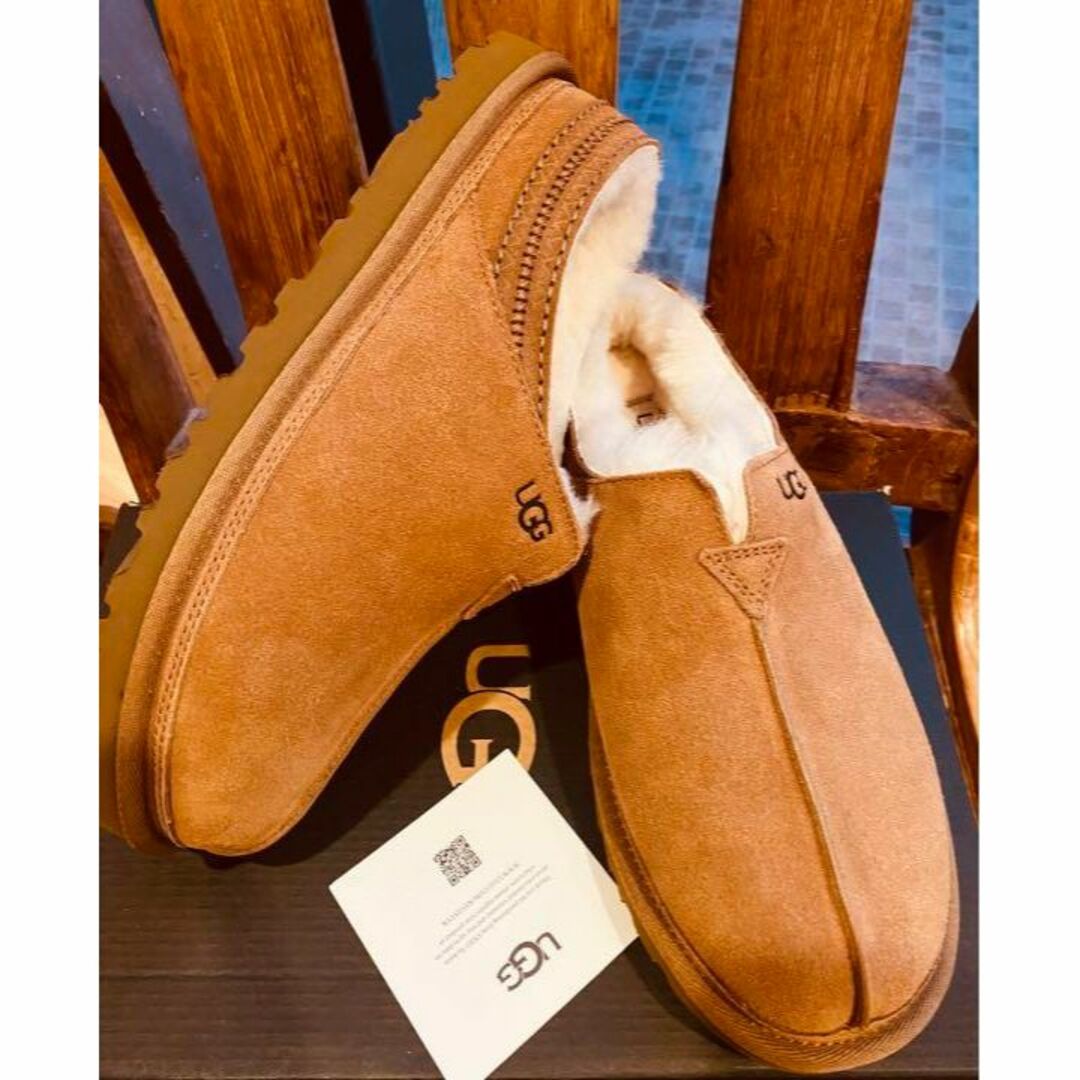 ②✨新品✨28⇒27㎝素足履き✨綺麗めコーデ✨UGG✨NEUMAN✨ニューマン✨