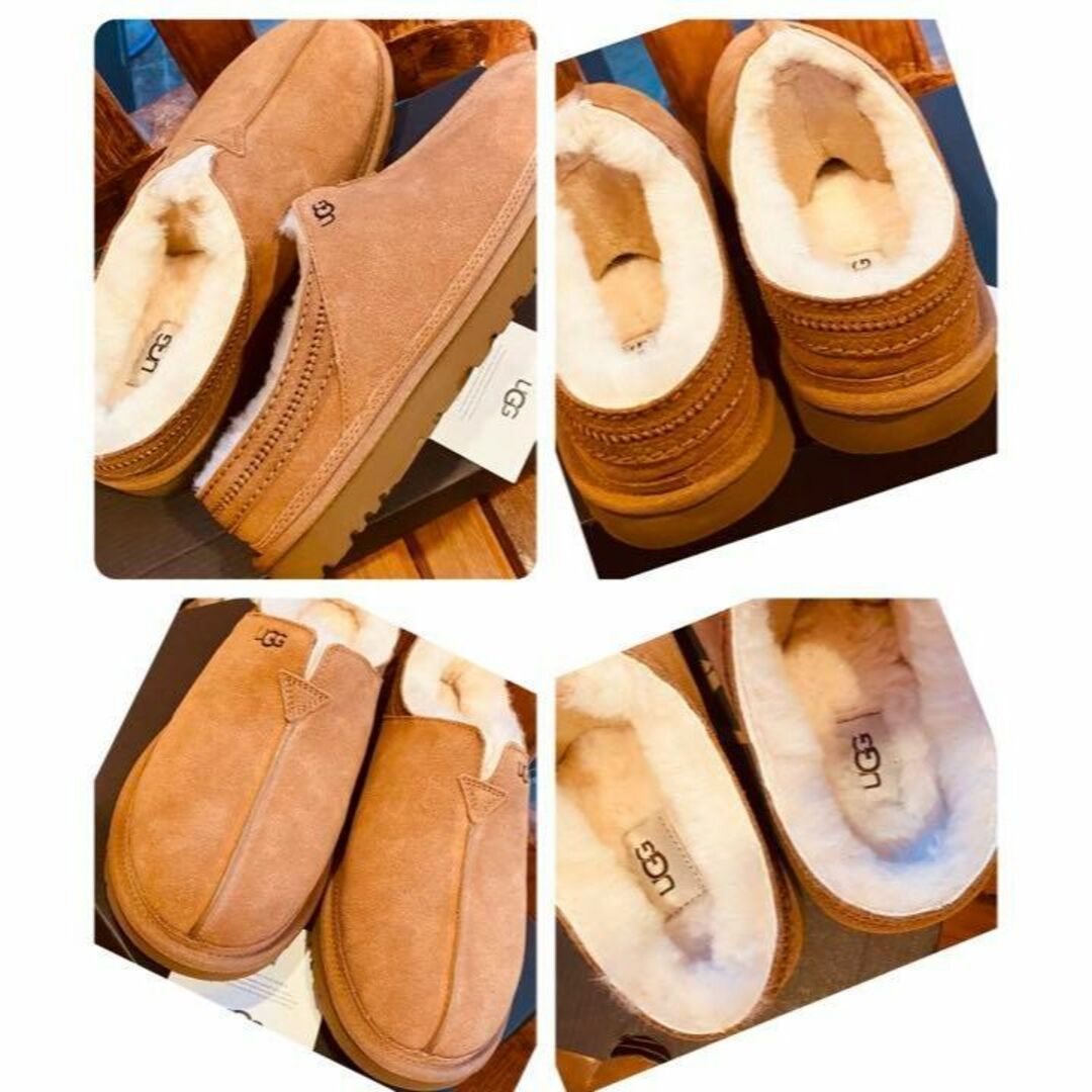 ②✨新品✨28⇒27㎝素足履き✨綺麗めコーデ✨UGG✨NEUMAN✨ニューマン✨