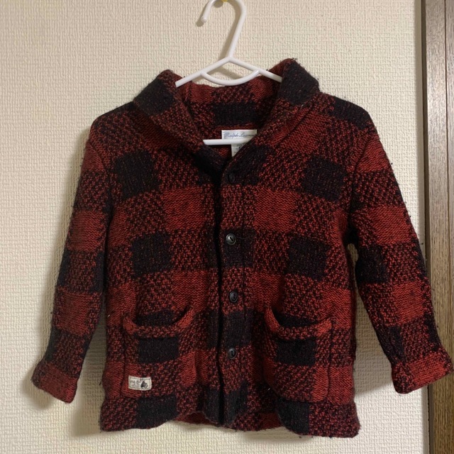 Ralph Lauren(ラルフローレン)のニットカーディガンジャケット キッズ/ベビー/マタニティのキッズ服男の子用(90cm~)(ジャケット/上着)の商品写真