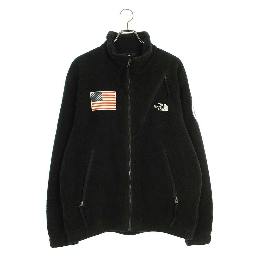 ジャケット/アウターシュプリーム 17SS Trans Antarctica Expedition Fleece Jacket アメリカンフラッグフリースブルゾン メンズ L