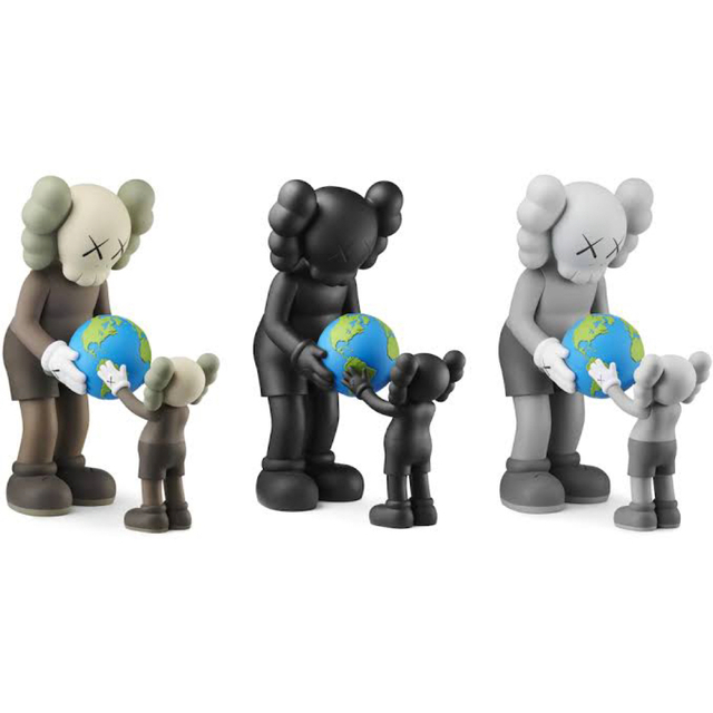 超安い KAWS - TOY MEDICOM THE 3体セット GREY BLACK BROWN PROMISE