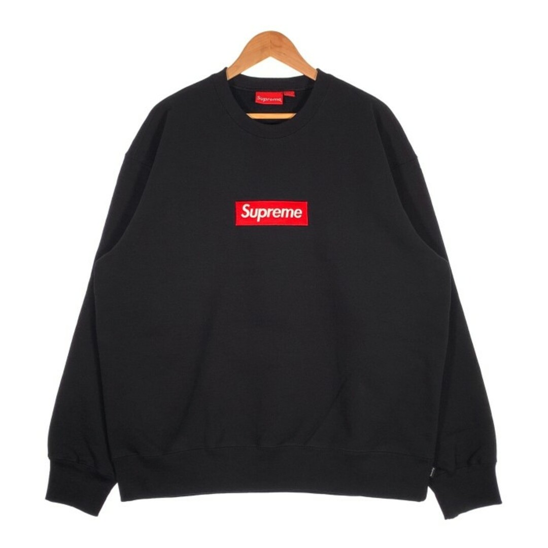 supreme シュプリーム クルーネックトレーナー ブラック-