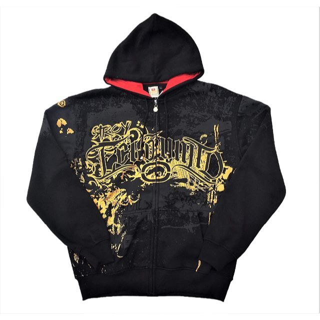 ECKO エコー アンリミテッド ジップアップパーカー ブラック/ゴールド