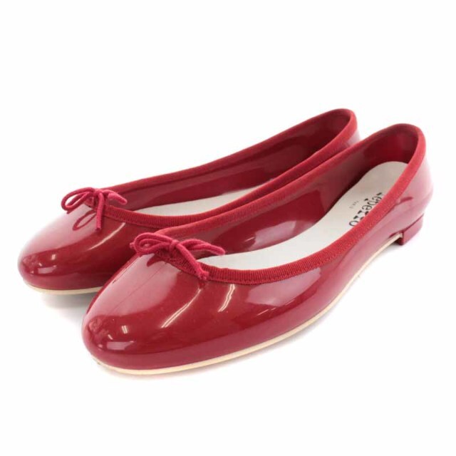 Repetto バレエシューズ サンドリヨン レッド　エナメル