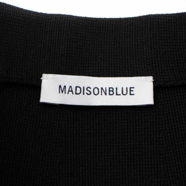 MADISONBLUE(マディソンブルー)のマディソンブルーフレアスカート ロング ミモレ 1 S 黒 レディースのスカート(ロングスカート)の商品写真