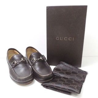 グッチ(Gucci)の GUCCI グッチ ローファー 1点 ガンチーニ 革靴 レディース AM3779C (ブーツ)