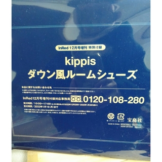 InRed　12月号増刊kippis ルームシューズ(その他)
