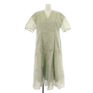 アザー(other)のマーラカランコエ Sheer Jacquard V Neck Dress S(ロングワンピース/マキシワンピース)