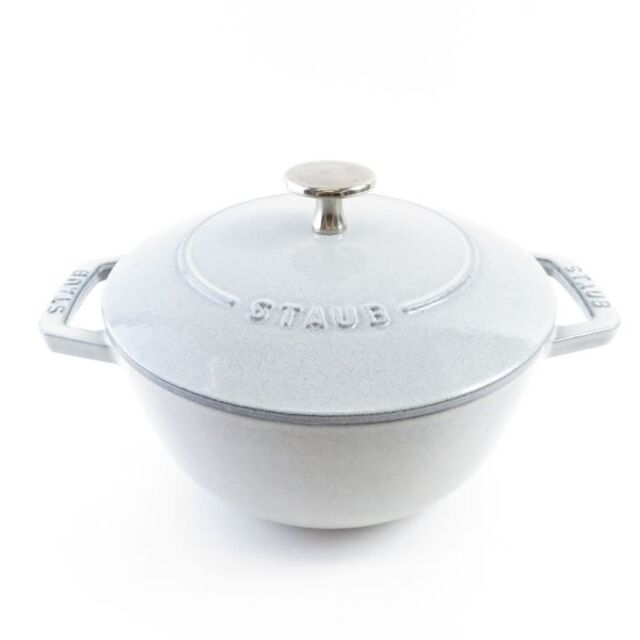 インテリア/住まい/日用品美品 STAUB ストウブ ジャポネスクシリーズ WA-NABE ワナベ 両手鍋 1点 18cm SC5927T